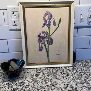 Framed painting